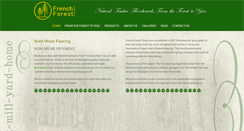 Desktop Screenshot of frenchforestfloors.com